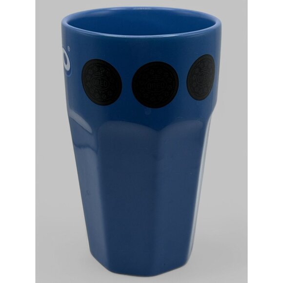 Oreo Blue Ceramic Coffee Tumbler 12oz Hexagon Shape Frankford Candy 2023 - Picture 2 of 6
